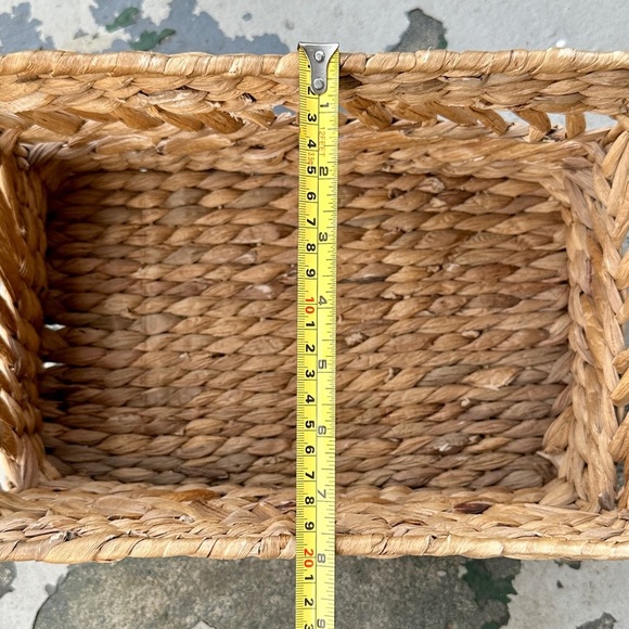 Woven Rectangular Storage Basket - Picture 14 of 16